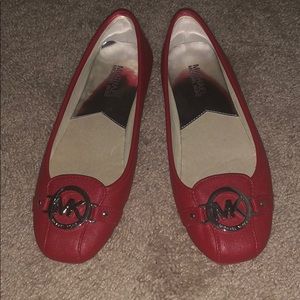 Red and Silver Michael Kors flats!
